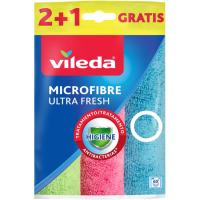 Baieta microfibra ultrafresh VILEDA, pack 2+1 u