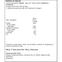 Salmón al natural DANI, pack 3x50 g