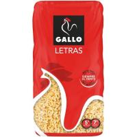 Pasta de letras GALLO, paquete 450 g