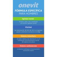 Multivitamínic vegetal per a home ONEVIT, pot 30+15 càpsules