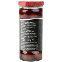 Aceituna negra kalamata SERPIS, frasco 340 g