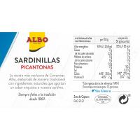 Sardineta amb salsa picantona ALBO, llauna 107g