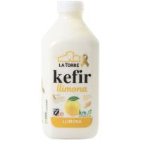 Kefir sabor limón LA TORRE, botella 1 litro