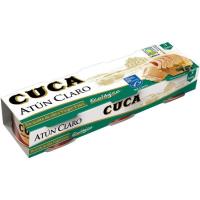 Tonyina Clara en oli oliva verge ecològic CUCA, pack 3x65 g