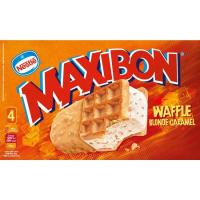 Helado sandwich Waflle MAXIBON, pack 4x140 ml