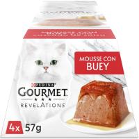 Aliment de bou per a gat GOURMET Revelations, pack 4x57 g