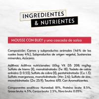 Alimento de buey para gato GOURMET Revelations, pack 4x57 g