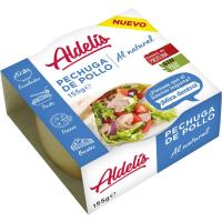 Pechuga de pollo al natural ALDELIS, lata 95 g