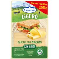 Formatge lleuger CENTRAL LECHERA ASTURIANA, rodanxes, safata 250 g