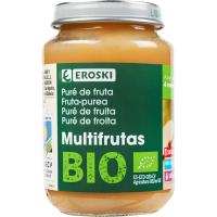 Potet de compota de fruites variades EROSKI BIO, pot 200 g
