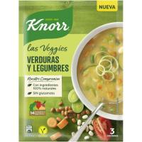 Sopa veggie de verdures i llegums KNORR, sobre 86 g