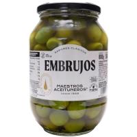 Aceitunas embrujos M. ACEITUNEROS, frasco 500 g