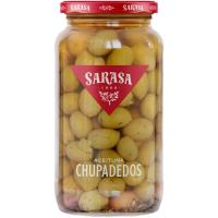 Aceituna chupadedos SARASA, frasco 520 g