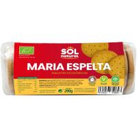 Galeta María-espelta bio SOLNATURAL, paquet 200 g