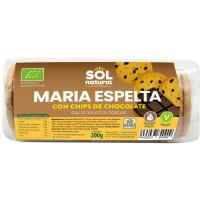 Galeta María-espelta xips xoco bio SOLNATURAL, paquet 200 g