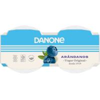 Iogurt original amb nabius DANONE, pack 2x130 g