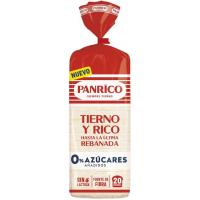 Pa blanc sense escorça 0% sucres PANRICO, paquet 450 g