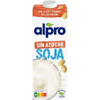 Beguda de soia sense ensucris afegits ALPRO, brik 1 litre