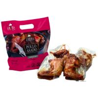 Pollo asado troceado en cuartos EARRA, bolsa 1 kg