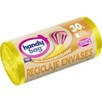 Bolsas de basura envases 80% 30 l. HANDY BAG, paquete 15 uds