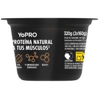 Iogurt de stracciatella YOPRO, pack 2x160 g