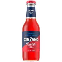 Bitter amb soda CINZANO, pack 3x20 cl