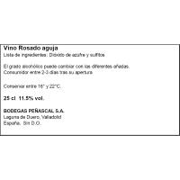 Vino Rosado de aguja PEÑASCAL lata 25 cl