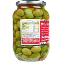 Aceitunas chupadedos EROSKI, frasco 500 g