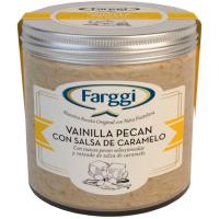 Helado de vainilla pecán con salsa de caramelo FARGGI, 450 ml