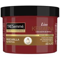 Mascarilla capilar liso keratina TRESEMMÉ, tarro 440 ml