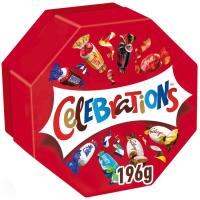 Surtido de chocolates en miniatura MARS CELEBRATIONS, caja 196 g