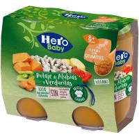 Potatge de mongetes amb verdures HERO RECETAS, pack 2x190 g