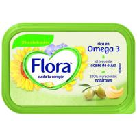 Margarina d`oliva sense oli de palma FLORA, terrina 225 g