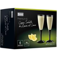 Copas de limón al cava LA SIRENA, pack 6x95 g