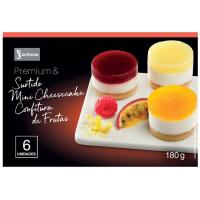 Surtido mini cheescake de fruta LA SIRENA, 6 uds, caja 180 g