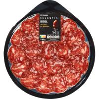 Salchichón bellota ibérico extra EROSKI SELEQTIA, sobre 80 g