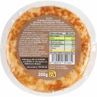 Tortilla sin huevo con cebolla EROSKI VEGGIE, 1 ud, 200 g