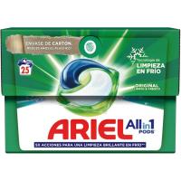 Detergent en càpsules Original ARIEL, caixa 25 dosi