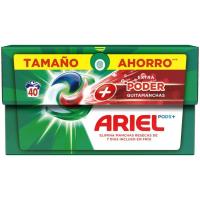 Detergent en càpsules ARIEL EXTRA PODER OXI, caixa 40 dosi