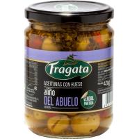 Aceituna verde aliño del abuelo FRAGATA, frasco 250 g