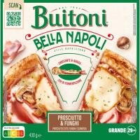 Pizza pernil i xampinyons Bella Napoli BUITONI, caixa 430 g