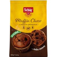 Muffins dark xocolata sense gluten SCHÄR, paquet 225 g