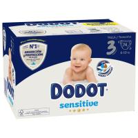 Bolquer sensitive jumbopack talla 3 DODOT, paquet 74 u