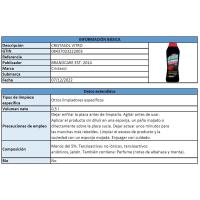 Limpiador vitro inducción CRISTASOL, botella 500 ml