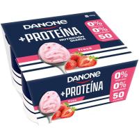 Iogurt proteïna de maduixa DANONE, pack 4x105 g