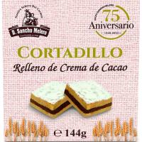 Cortadillo farcit cacao SANCHO MELERO 144g.