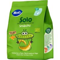 Snack ecològic de pèsols i blat de moro HERO, paquet 40 g