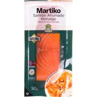 Salmón ahumado noruego tradicional MARTIKO, sobre 50 g