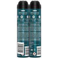 Desodorante 72H invisible REXONA MEN, pack 2x200 ml