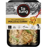 Tallarines con pollo al curry TA-TUNG, bandeja 250 g